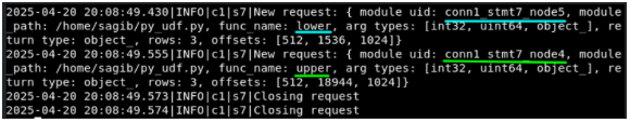 Python Module Logs Example